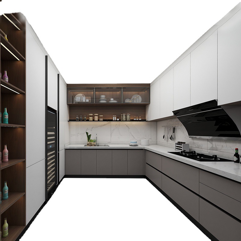 Commercial Kitchen Rental - 심플한 주방 캐비닛 및 상업용 보관