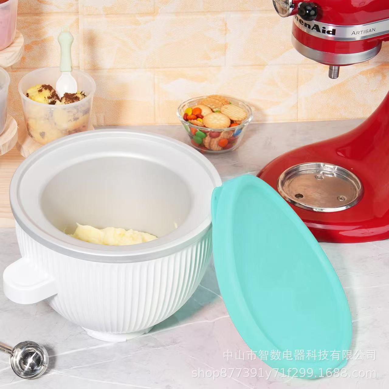 Kitchenaid 2쿼트 아이스크림 믹서 그릇과 호환 - Commercial Kitchenaid 리뷰 및 가격