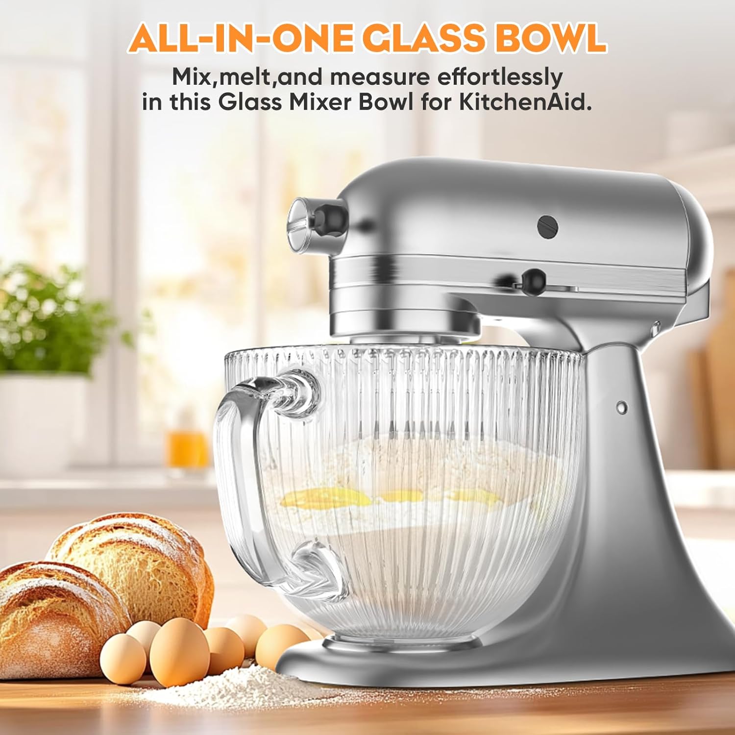 키친에이드 믹서용 GVODE 유리 그릇, 푸어 스파우트 - Commercial Kitchenaid 리뷰 및 가격