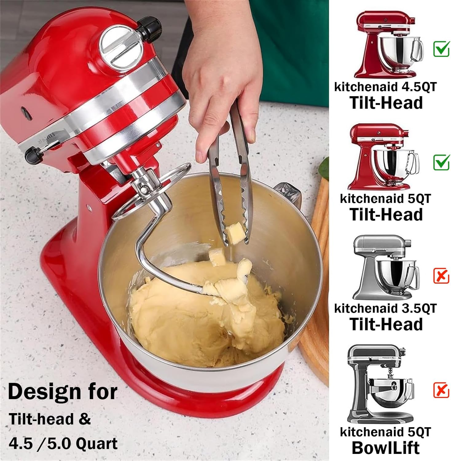키친에이드 4.5-5쿼트 틸트헤드 스탠드 믹서용 스프링 - Commercial Kitchenaid 리뷰 및 가격