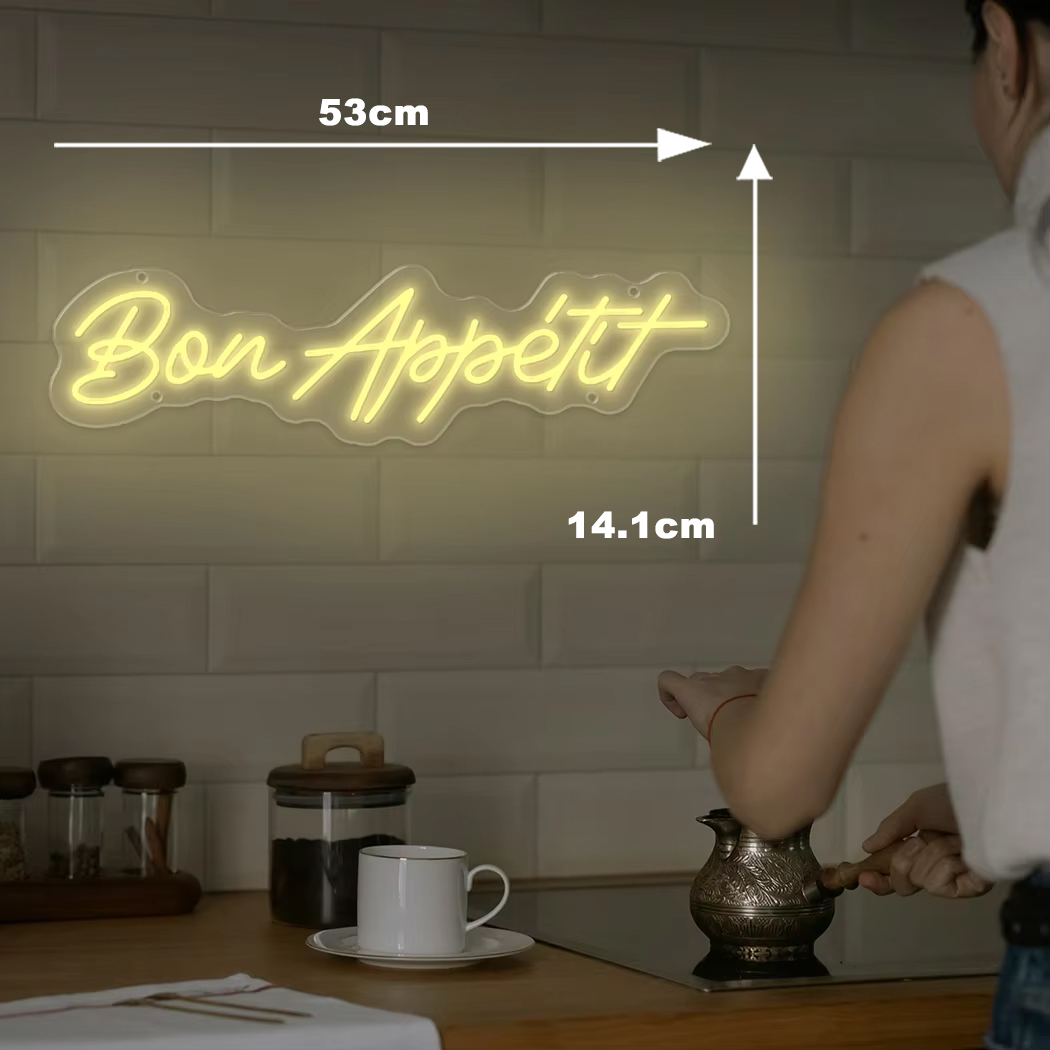 Bon Appetite 네온 LED 사인 벽 장식 네온 - Commercial Kitchen Store 리뷰 및 가격