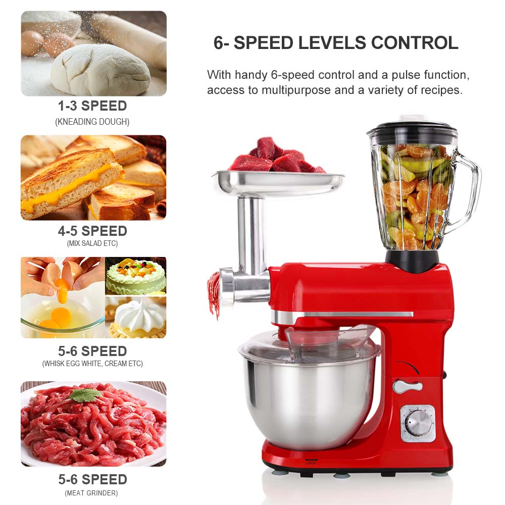 다기능 가정용 주방 5L 전기 푸드 블렌더 120v 6 - Meat Grinder Electric 리뷰 및 가격