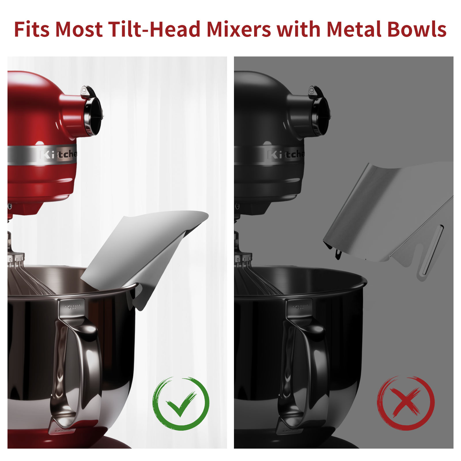 스탠드 믹서용 스테인리스 스틸 티핑 가드 1개 - 스테 - Commercial Kitchenaid 리뷰 및 가격